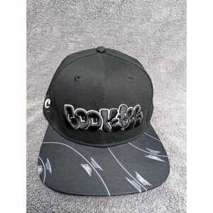 Cookies SF Black Snapback Hat Bubble Logo Barbed Wire Brim One Size 7816